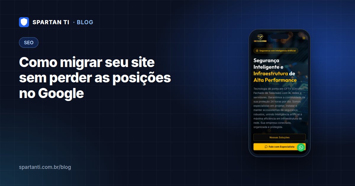 Setas levando endereços de páginas antigas para páginas novas, representando redirecionamentos de um site migrado